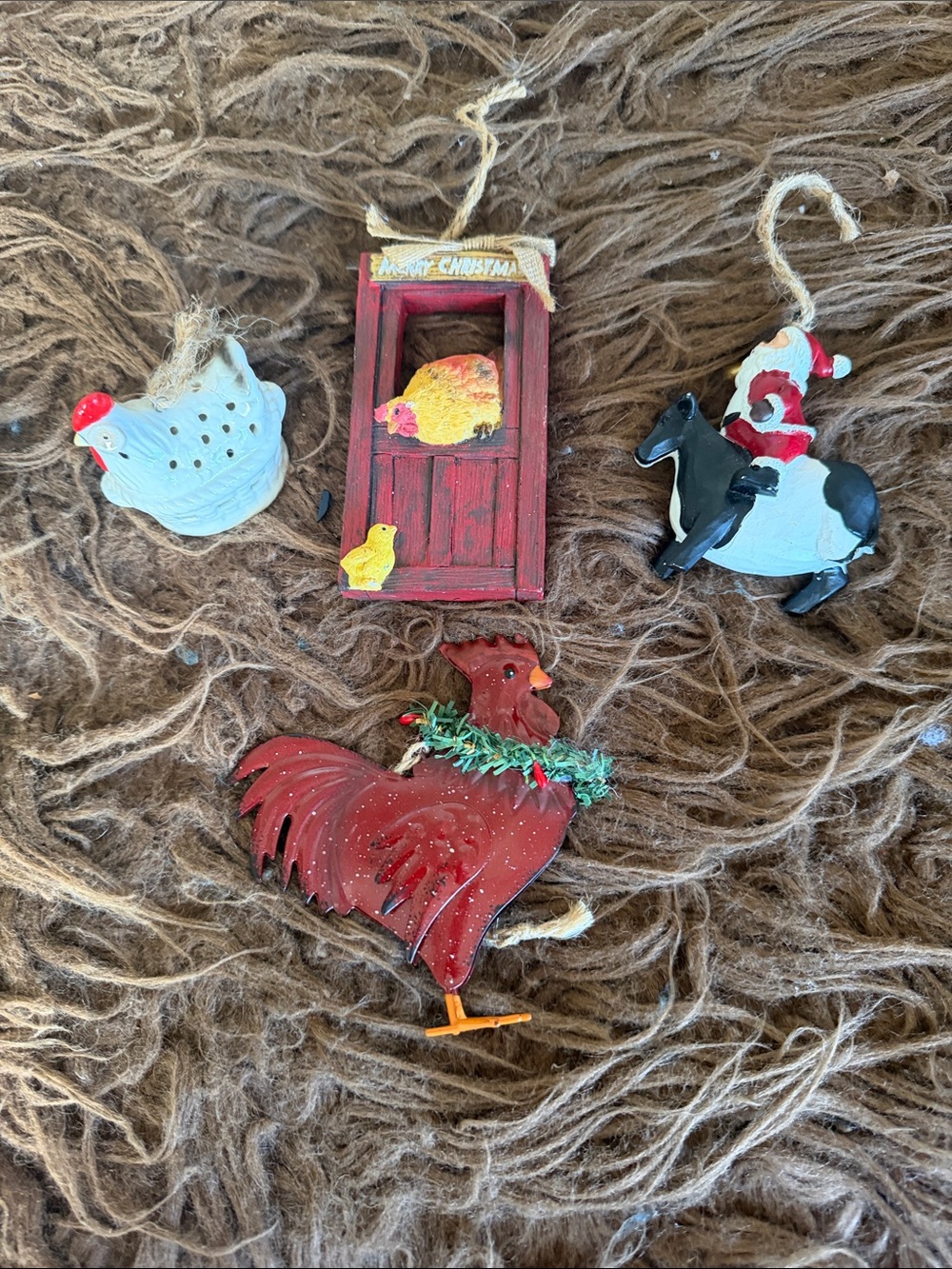 Tractor Supply Farm Animal Christmas Ornaments